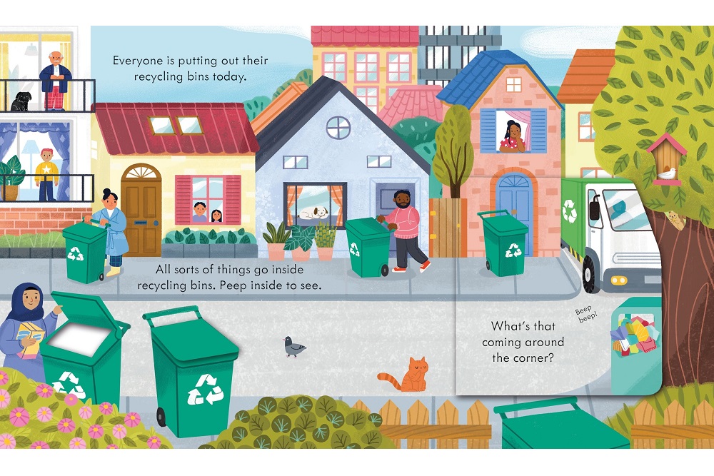 PEEP INSIDE HOW A RECYCLING TRUCK WORKS