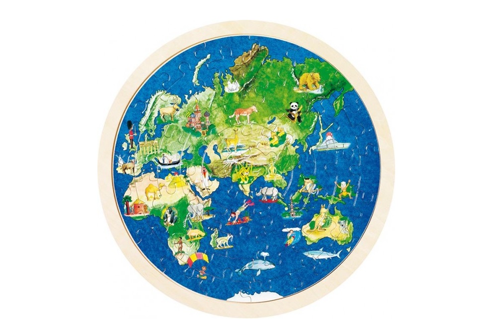 PUZZLE ROTUND LUMEA (57 PIESE)