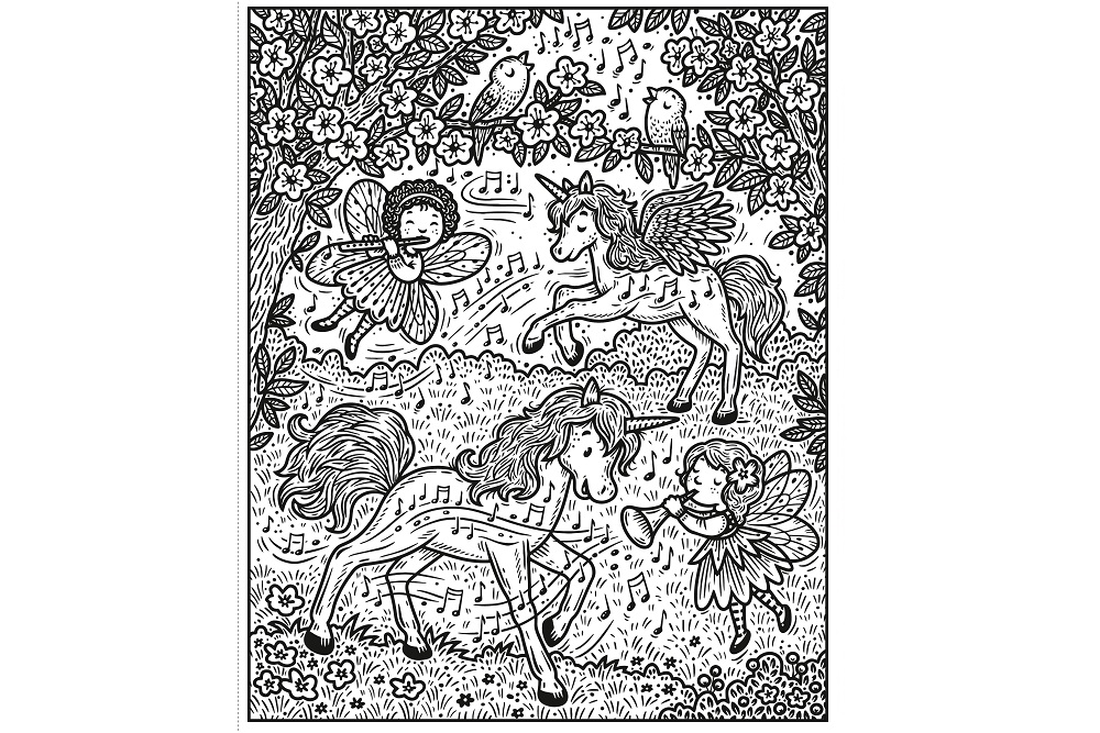 UNICORN WORLD MAGIC PAINTING BOOK